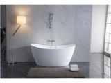 Free Standing Center Drain Bathtub Shop Azzuri Maya Free Standing Acrylic 67 Inch soaking Tub