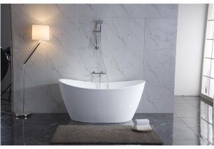 Free Standing Center Drain Bathtub Shop Azzuri Maya Free Standing Acrylic 67 Inch soaking Tub