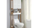 Free Standing Over the toilet Cabinet Manly Freestanding Over toilet Storage as Wells as Glass Doors Along