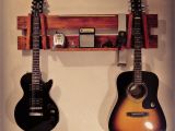 Free Wooden Guitar Rack Plans Wood Guitar Wall Stand Made Recycling Pallets Wood Design