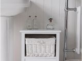 Freestanding Bathroom organiser Rose Free Standing Small Bathroom Cabinet White Cottage