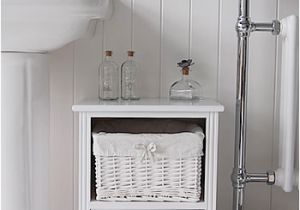 Freestanding Bathroom organiser Rose Free Standing Small Bathroom Cabinet White Cottage