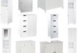 Freestanding Bathroom Vanity Cabinets Freestanding Bathroom Cabinet White Vanity Storage Mirror