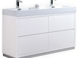 Freestanding Bathroom Vanity Ikea Kubebath Bliss Double Sink Freestanding Modern Bathroom