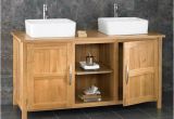 Freestanding Bathroom Vanity Units 130cm Oak Bathroom Cabinet Freestanding Basin Double Sink