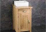 Freestanding Bathroom Vanity with Sink solid Oak 45 X 45cm Storage Freestanding Vanity Bathroom