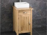Freestanding Bathroom Vanity with Sink solid Oak 45 X 45cm Storage Freestanding Vanity Bathroom