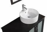 Freestanding Bathroom Vanity with Vessel Sink 40 Inch Belvedere Modern Espresso Freestanding Bathroom