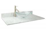 Freestanding Bathroom Vanity with Vessel Sink Narrow Freestanding Baths Marble Vessel Sink Vanity tops