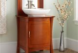 Freestanding Bathroom Vanity with Vessel Sink Signature Hardware 24" Frisco Vessel Sink Vanity with