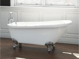 Freestanding Bathtub 1200mm Synergy Brentwood Freestanding Bath with Claw Feet 1555mm