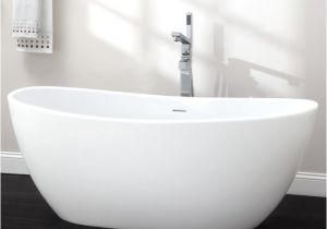 Freestanding Bathtub 48 65" Lacota Resin Freestanding Tub Matte Finish In 2019