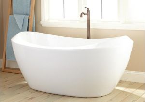 Freestanding Bathtub 55 55" Abescon Acrylic Freestanding Tub Bathroom
