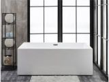 Freestanding Bathtub 58 Inches Maykke 59 Inch Moorepark Freestanding Bathtub Free