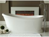 Freestanding Bathtub 58 Inches Pinnacle Journey 5 6 Ft Acrylic Slipper Flatbottom Non