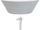 Freestanding Bathtub 6 Ft 6 Foot White Free Standing Air Bubble Bathtub