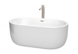 Freestanding Bathtub 60 Inches Wyndham Collection Juliette 60 Inch Freestanding Bathtub