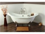Freestanding Bathtub 72 Inches Shop Double Slipper Cast Iron 72 Inch Clawfoot Bathtub