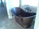 Freestanding Bathtub 72 Novatto Adamo 72" X 34" Freestanding Copper soaking