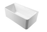 Freestanding Bathtub Against Wall Mizu soothe 1500 Back to Wall Freestanding Bath
