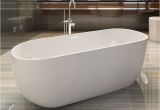 Freestanding Bathtub Brands Alfi Brand Oval Acrylic 59" X 28" Freestanding soaking