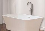 Freestanding Bathtub Canada Woodbridge 67 Modern Bathroom Glossy White Acrylic