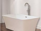 Freestanding Bathtub Canada Woodbridge 67 Modern Bathroom Glossy White Acrylic
