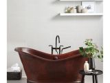 Freestanding Bathtub Copper Shop Aurora Hand Hammered Antique Copper 72 Inch