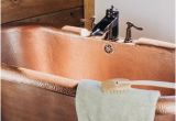 Freestanding Bathtub Copper Thales 60 In solid Copper Freestanding Bathtub with