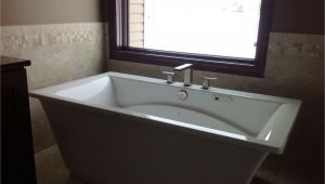 Freestanding Bathtub Deck Mount Faucet Freestanding Tub with Deck Mount Faucet Home Ideas
