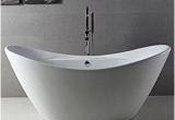 Freestanding Bathtub Drain Installation Ferdy 68 Acrylic Stand Alone Bathtub White Modern