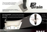 Freestanding Bathtub Drain Installation Maax F2 Drain Abs Kit for Freestanding Bathtub