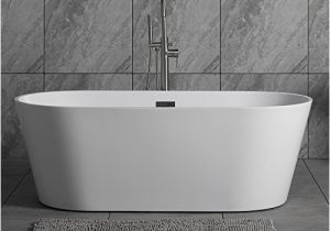 Freestanding Bathtub Dubai Woodbridge 59" Acrylic Freestanding Bathtub Contemporary