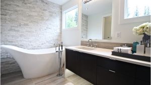 Freestanding Bathtub Ensuite Ledgestone Tile Ideas – Interior and Exterior Ideas for