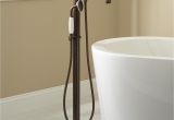 Freestanding Bathtub Faucet Bronze Leta Freestanding Tub Faucet with Hand Shower Oil Rubbed