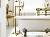 Freestanding Bathtub Faucet Gold Brass Chrome Gold Rose Gold Brass Dual Handle Bathroom