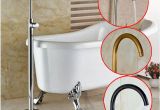 Freestanding Bathtub Faucet Mixer Poiqihy Bathroom Faucet Free Standing Faucet Single Handle