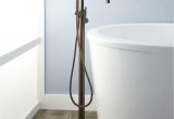 Freestanding Bathtub Faucet Oil Rubbed Bronze Simoni Freestanding Tub Faucet and Hand Shower Bathroom