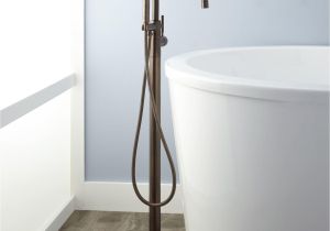 Freestanding Bathtub Faucet Oil Rubbed Bronze Simoni Freestanding Tub Faucet and Hand Shower Bathroom