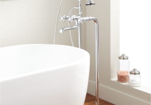 Freestanding Bathtub Fixtures Contemporary Freestanding Tub Faucet and Supplies Cross