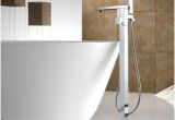 Freestanding Bathtub Fixtures Floor Mount Bath Clawfoot Tub Filler Faucet Bathtub