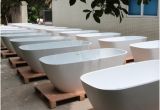 Freestanding Bathtub for 2 2 Person Hot Tub solid Surface Freestanding Resin Bathtub