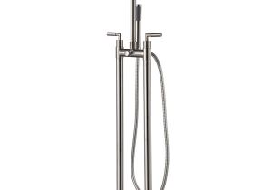 Freestanding Bathtub for 2 Free Standing Bathtub Faucet Brushed Nickel 2 Handles