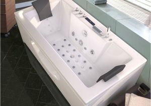 Freestanding Bathtub for Two 1700mm Whirlpool Bath Tub Shower Spa Freestanding Air