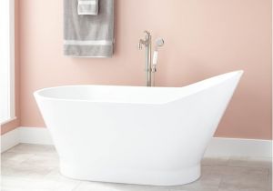 Freestanding Bathtub Hardware Lynette Acrylic Freestanding Tub Modern Bathtubs by