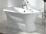 Freestanding Bathtub Hardware Signature Hardware Henley Cast Iron Double Ended Pedestal