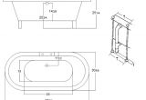 Freestanding Bathtub Length Pompano Freestanding Bathtub