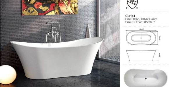 Freestanding Bathtub Manufacturers China European Design Stone Freestanding Standard Bathtub