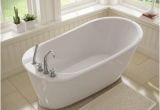 Freestanding Bathtub Right Drain Maax Sax 5 Ft Freestanding Reversible Drain Bathtub In