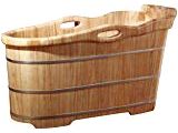 Freestanding Bathtub Rough In Adapter Alfi Brand Ab1148 59 Inch Free Standing Oak Wood Bath Tub